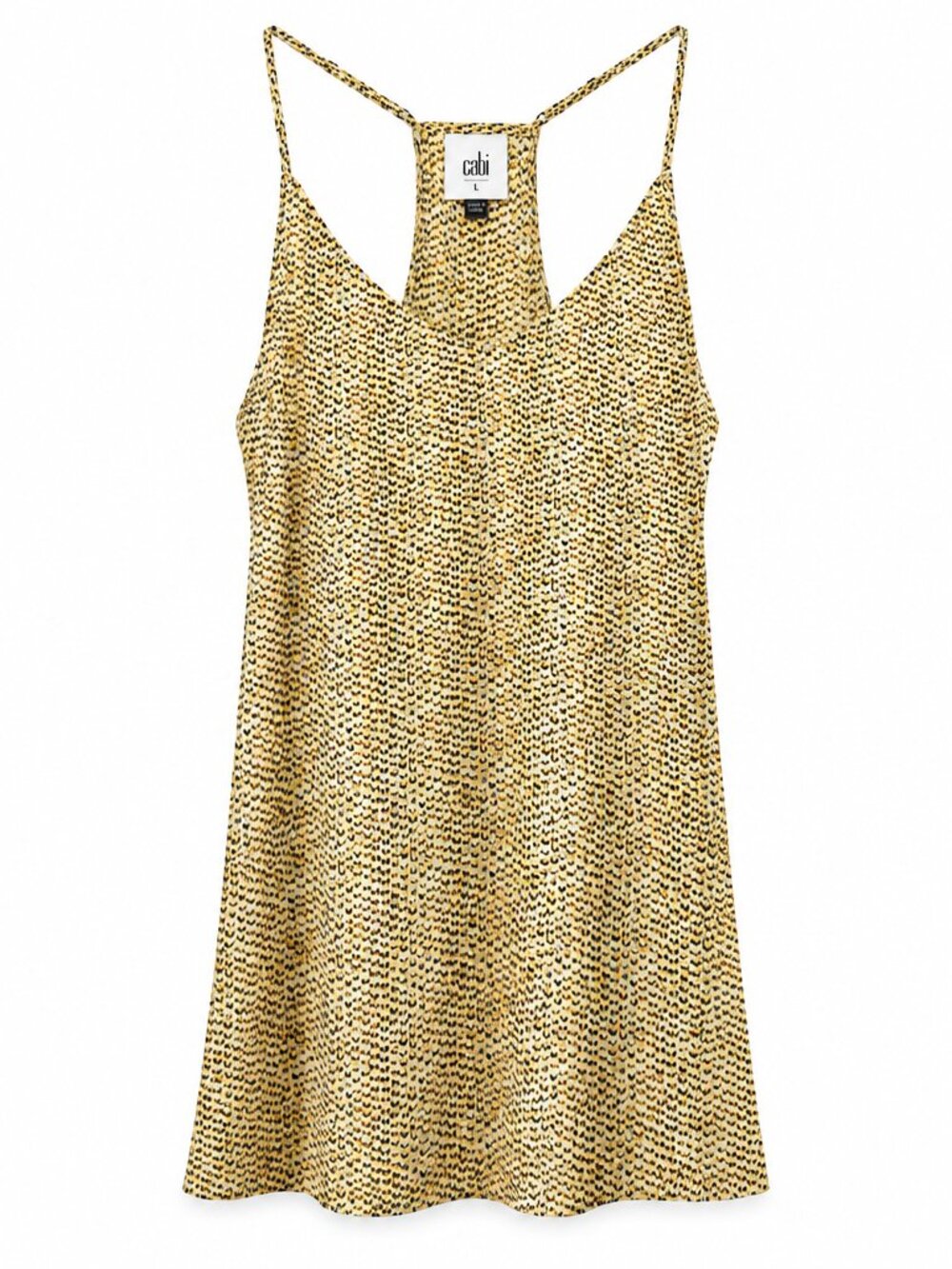 Cabi Printed Racerback Tank Top Style 5908 Size L